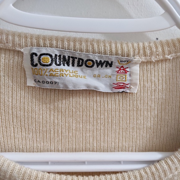 Vintage beige stretchy shirt - Picture 2 of 5